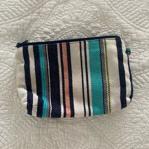 Thirty One Striped Mini Pouch